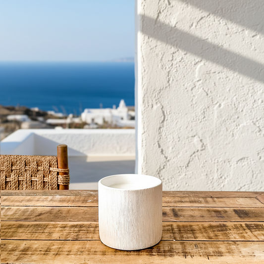 Bases Alzadoras Cerámica Texturada Blanca - 3 Tamaños Elegantes Pequeña Adorno Frank Home Chile