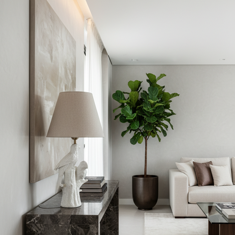 Lámpara Base Cerámica Esmaltada Pájaros Pantalla Beige Lampara de mesa y escritorio Frank Home Chile