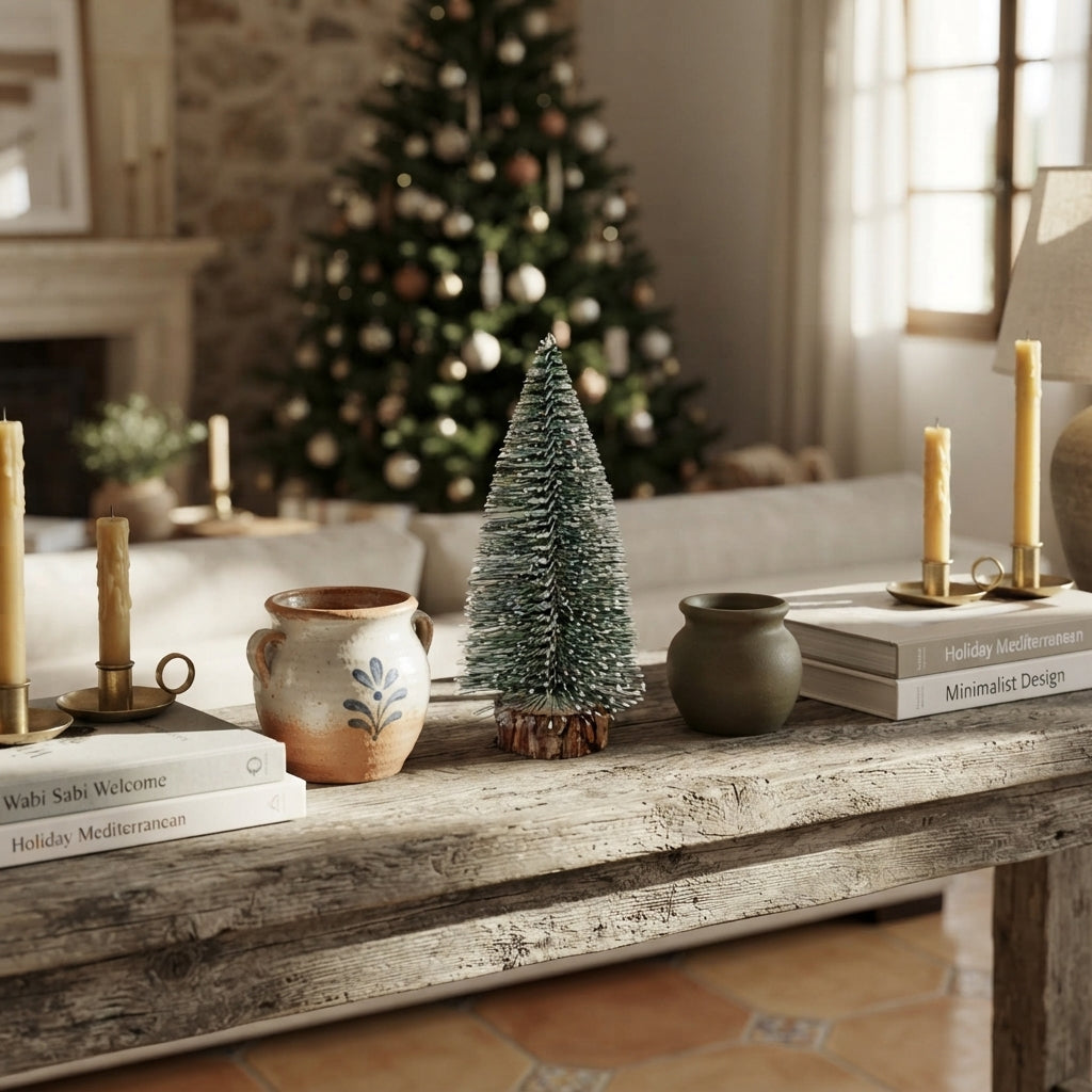 Mini Pino Navideño Decorativo 15 cm Adorno Frank Home Chile