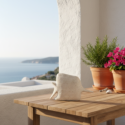 Adorno Pez Cerámica Texturada Adorno Frank Home Chile