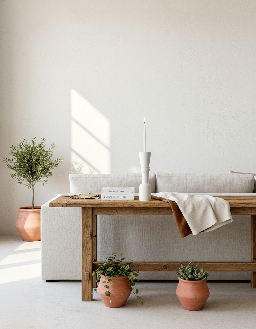 Porta Vela Cerámica Esmaltada Columna 37cm - Diseño Elegante Porta Vela Frank Home Chile