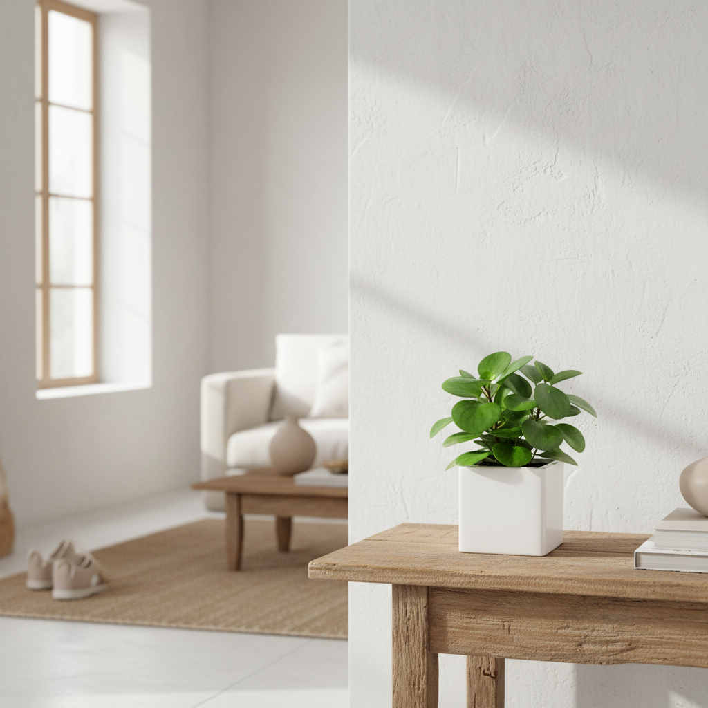 Porta Macetero Cerámica Blanca Esmaltada Porta Macetero Frank Home Chile