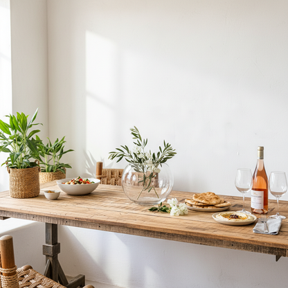 Florero Tipo Pecera Vidrio 18cm - Diseño Versátil | Frank Home Florero Frank Home Chile