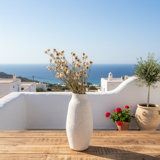 Florero Abstracto Cerámica Rústica Florero Frank Home Chile