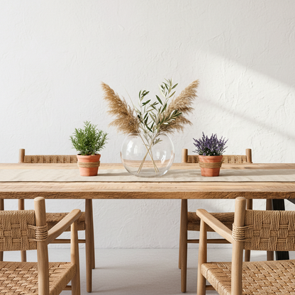 Florero Tipo Pecera Vidrio 18cm - Diseño Versátil | Frank Home Florero Frank Home Chile