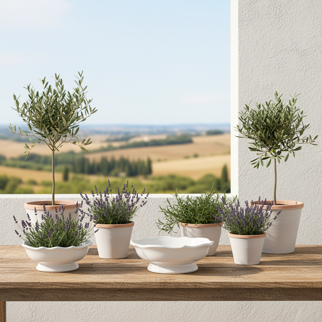 Frutera Cerámica Esmaltada Blanca Provenzal 26cm Frutera Frank Home Chile