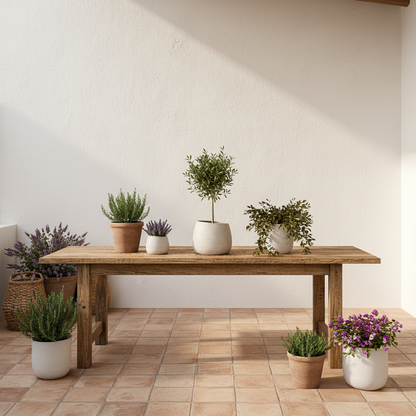 Porta Macetero Textura Piedra 13cm - Diseño Orgánico Irregular Porta Macetero Frank Home Chile