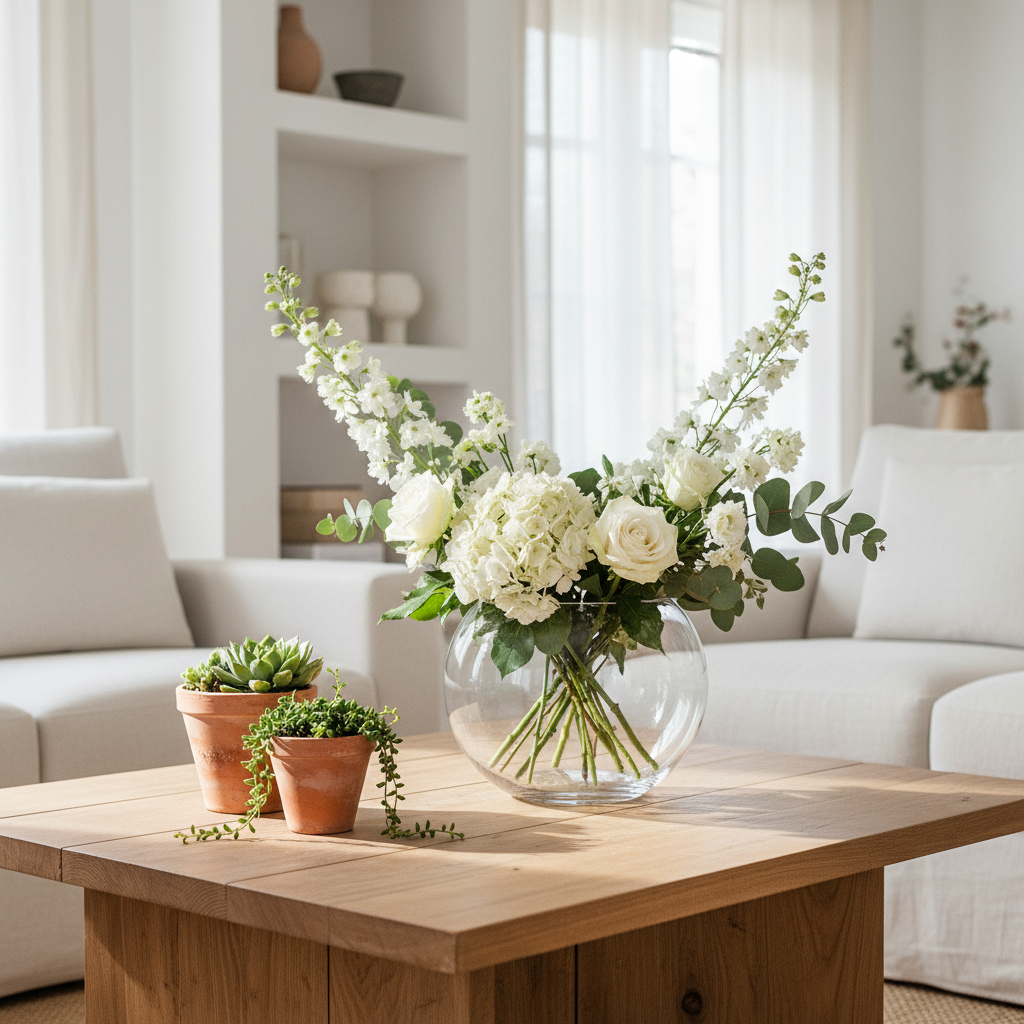 Florero Tipo Pecera Vidrio 18cm - Diseño Versátil | Frank Home Florero Frank Home Chile