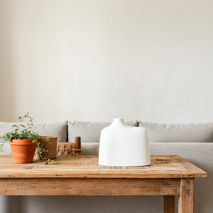 Florero Abstracto Cerámica Satinada Florero Frank Home Chile