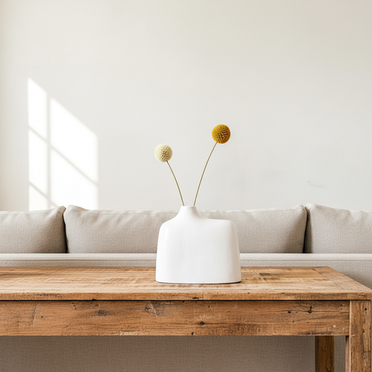 Florero Abstracto Cerámica Satinada Florero Frank Home Chile