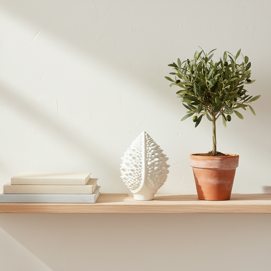 Adorno Piña Cerámica Blanco y Dorado 20cm - Estilo Siciliano Adorno Frank Home Chile