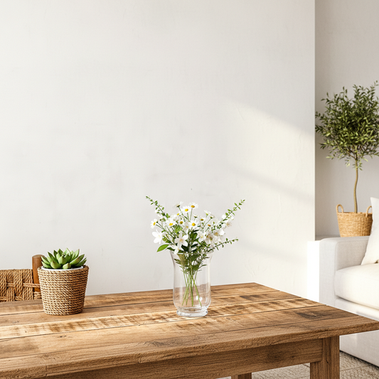 Florero Vasija Vidrio 15cm - Diseño Clásico | Frank Home Florero Frank Home Chile