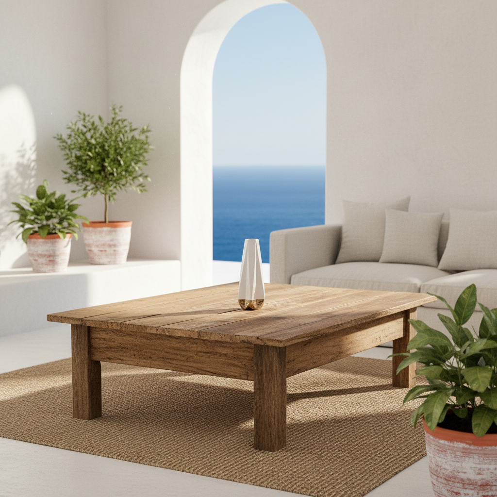 Florero Geométrico Cerámica Blanco Base Plata - Diseño Moderno Florero Frank Home Chile