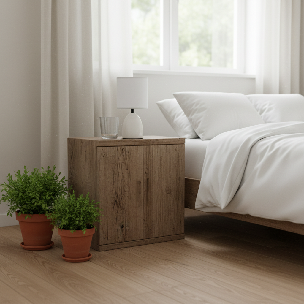 Mini Lámpara Mesa Lisa 12x23 cm Lampara de mesa y escritorio Frank Home Chile