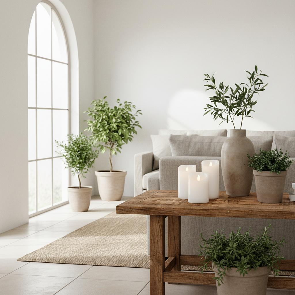 Set 3 Velas Led a Pilas - Iluminación Decorativa Set Velas Frank Home Chile