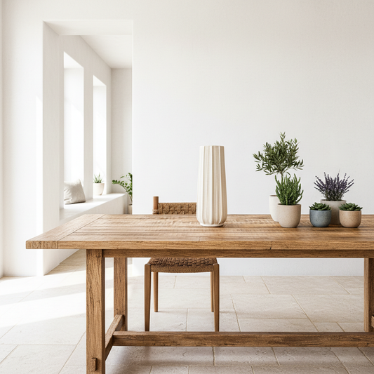 Florero Cerámica Esmaltada Textura Relieve 37cm | Frank Home Florero Frank Home Chile