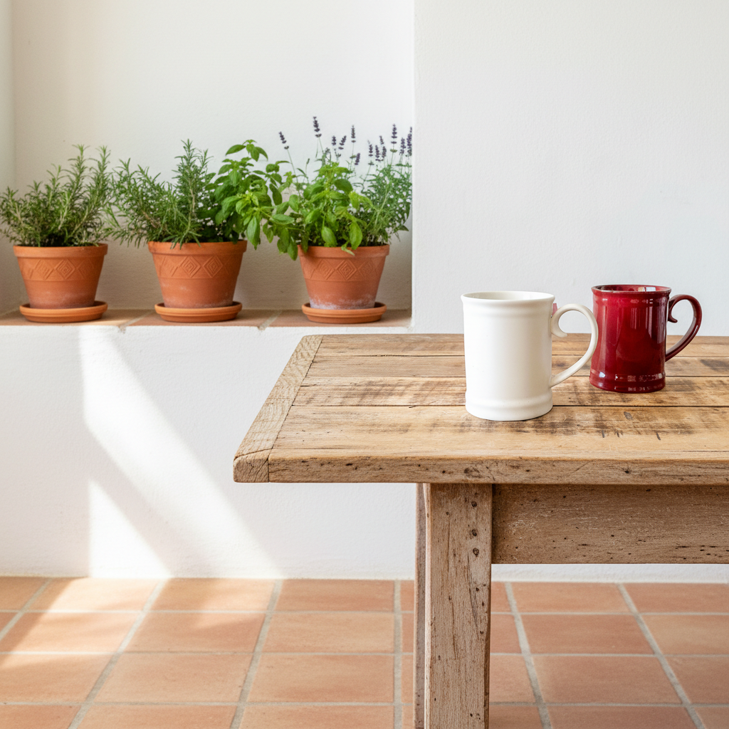 Tazón Cerámica Esmaltada Asa Corazón - Diseño Artesanal Romántico Tazon Frank Home Chile