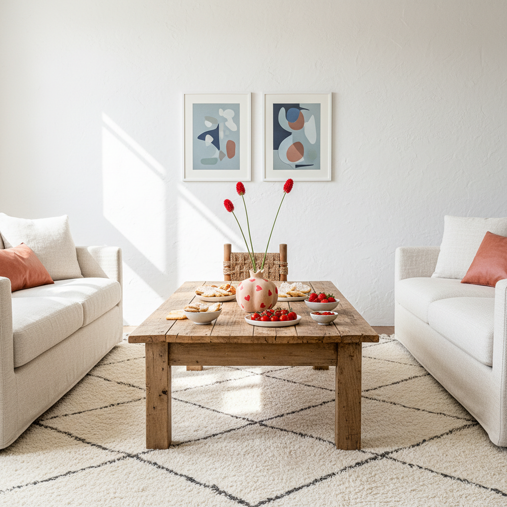 Florero Granada Cerámica Texturada Diseño Corazones Florero Frank Home Chile