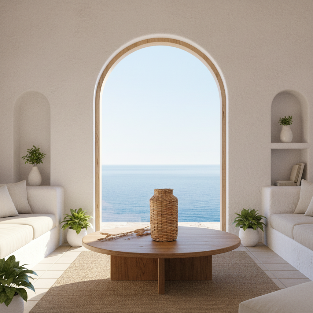 Botella Mimbre Rústico Florero Frank Home Chile