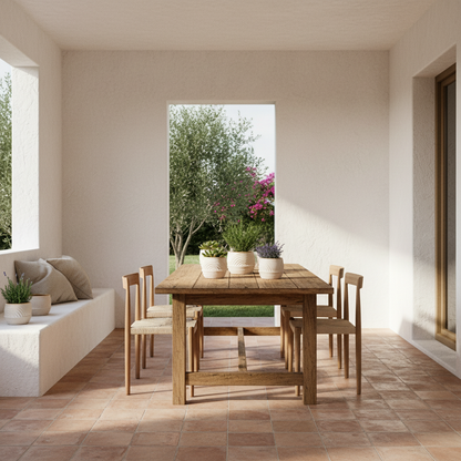 Porta Macetero Beige Relieve Geométrico 10cm - Diseño Artesanal Porta Macetero Frank Home Chile