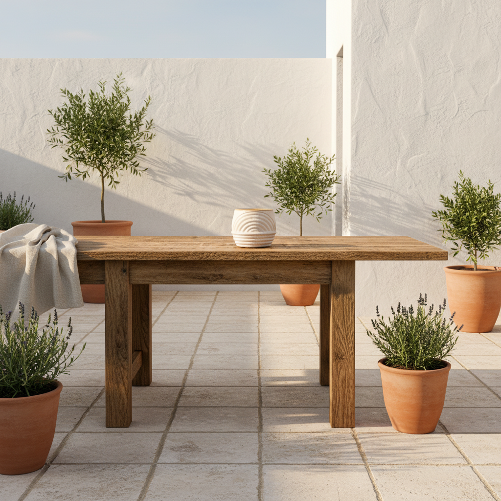 Porta Macetero Beige Relieve Geométrico 10cm - Diseño Artesanal Porta Macetero Frank Home Chile