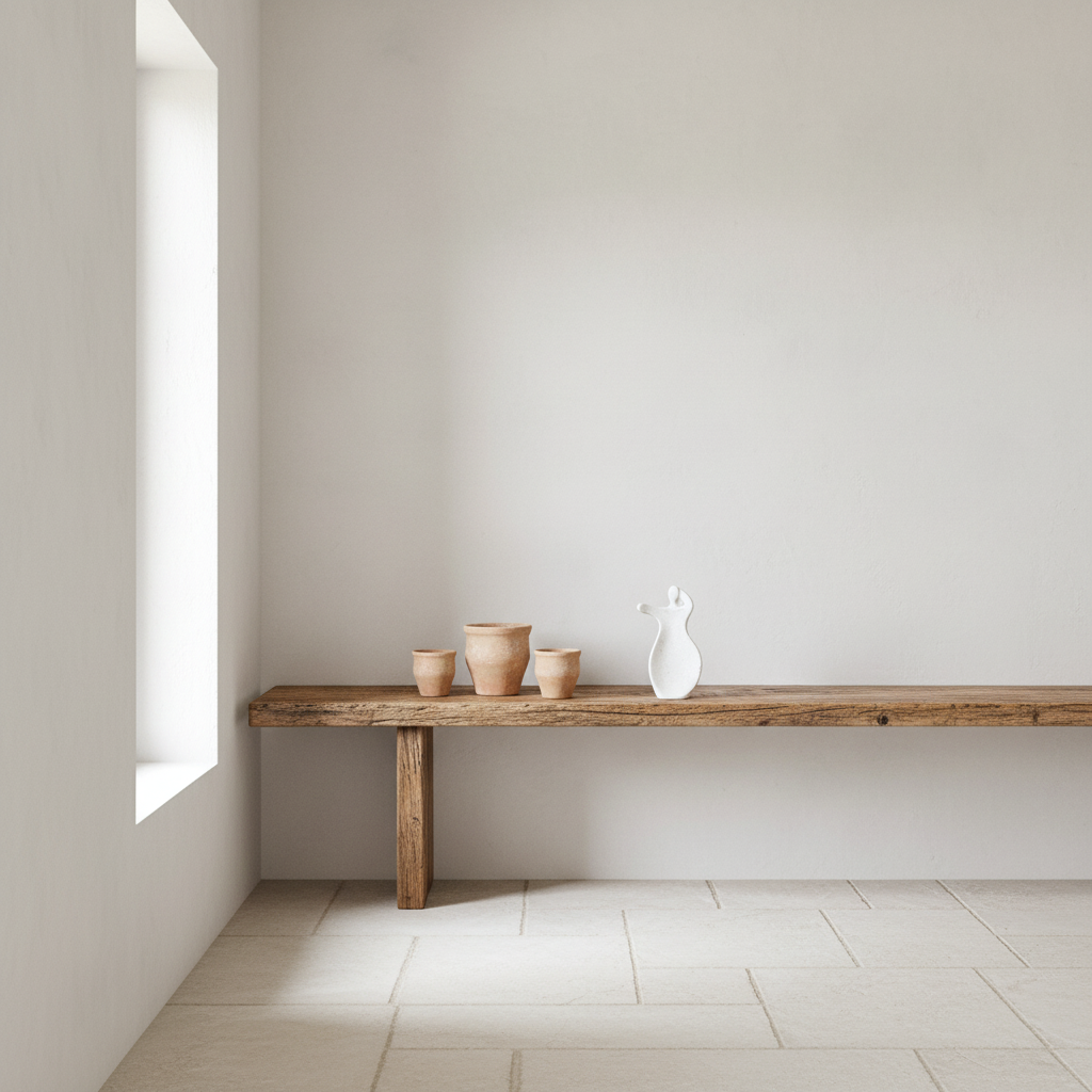 Adorno Figura Mujer Cerámica Texturada Minimalista Adorno Frank Home Chile