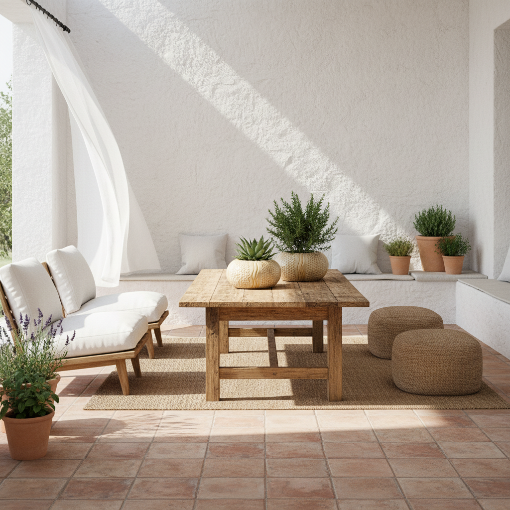 Florero Centro de Mesa Cerámica Esmaltada Beige 16cm - Diseño Elegante Florero Frank Home Chile