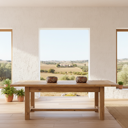 Florero Centro de Mesa Cerámica Esmaltada 15cm Florero Frank Home Chile