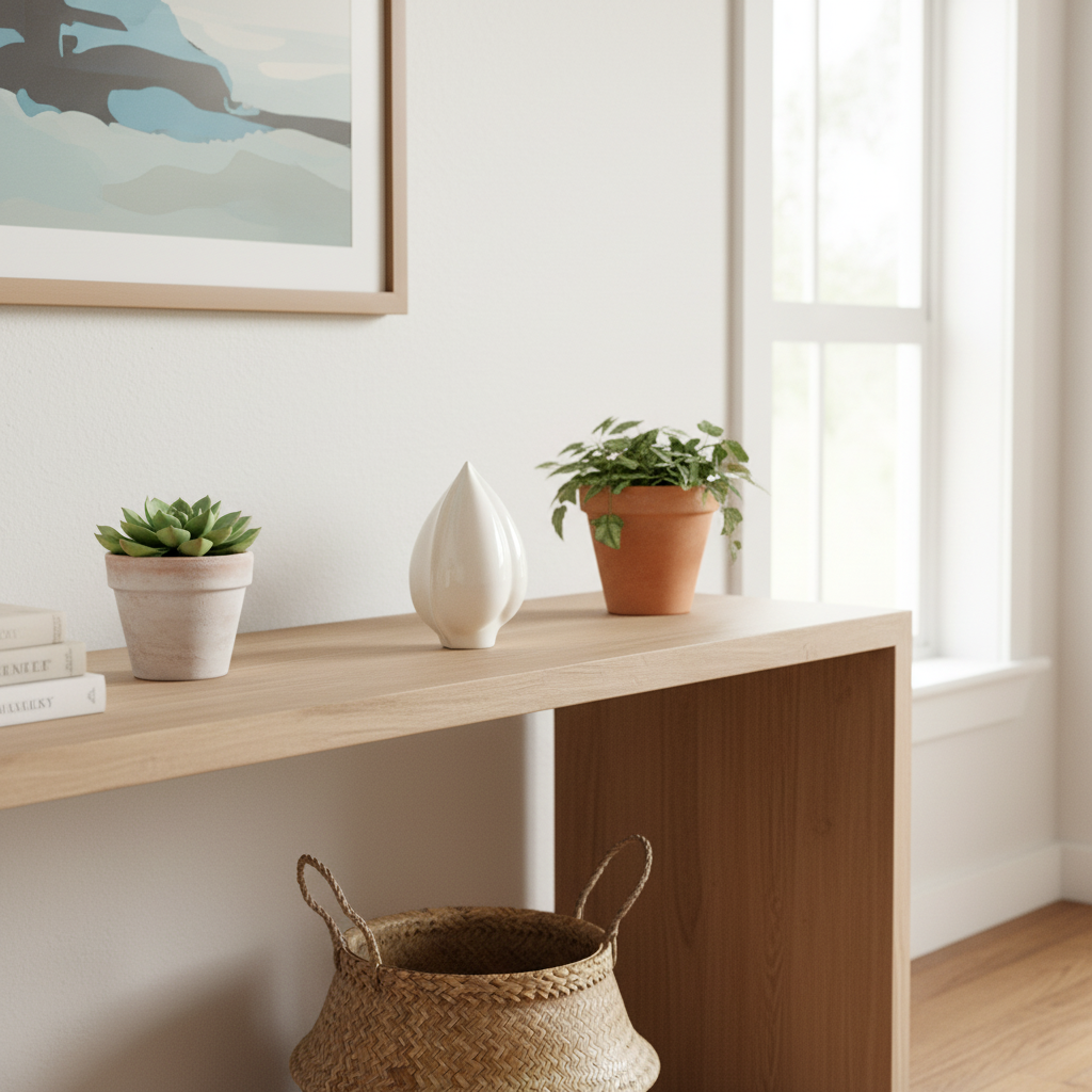 Adorno Cerámica Esmaltada Garlic Bud 15cm - Diseño Orgánico Blanco Adorno Frank Home Chile