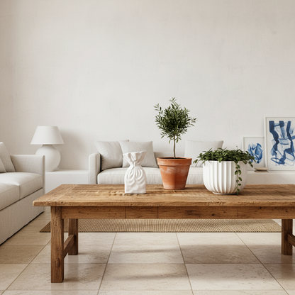 Florero Bolsa Cerámica Blanca Esmaltada - Diseño Original Florero Frank Home Chile