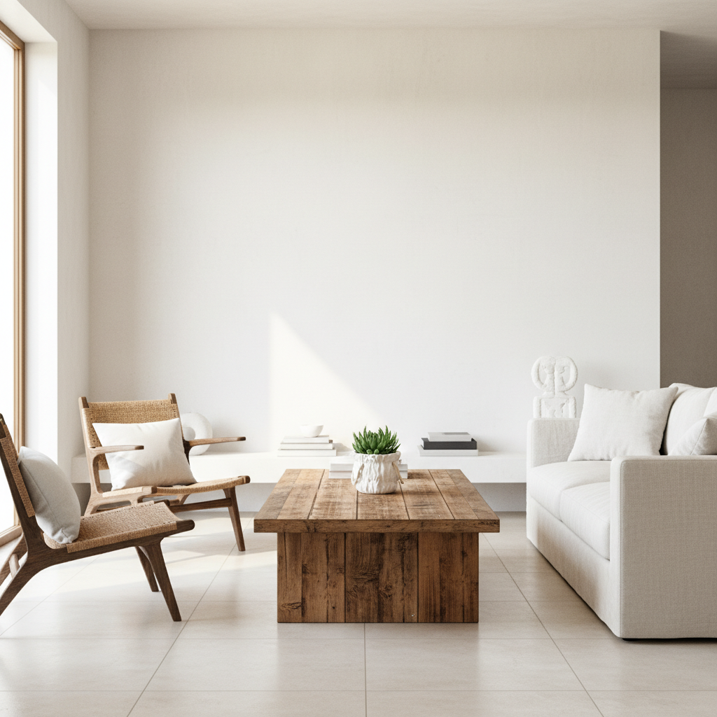 Mini Macetero Cerámica Blanca con Asas de Cuerda Macetero Frank Home Chile