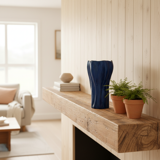 Florero Cerámica Esmaltada Textura Florero Frank Home Chile