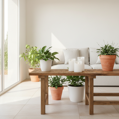 Set 3 Velas Led a Pilas - Iluminación Decorativa Set Velas Frank Home Chile