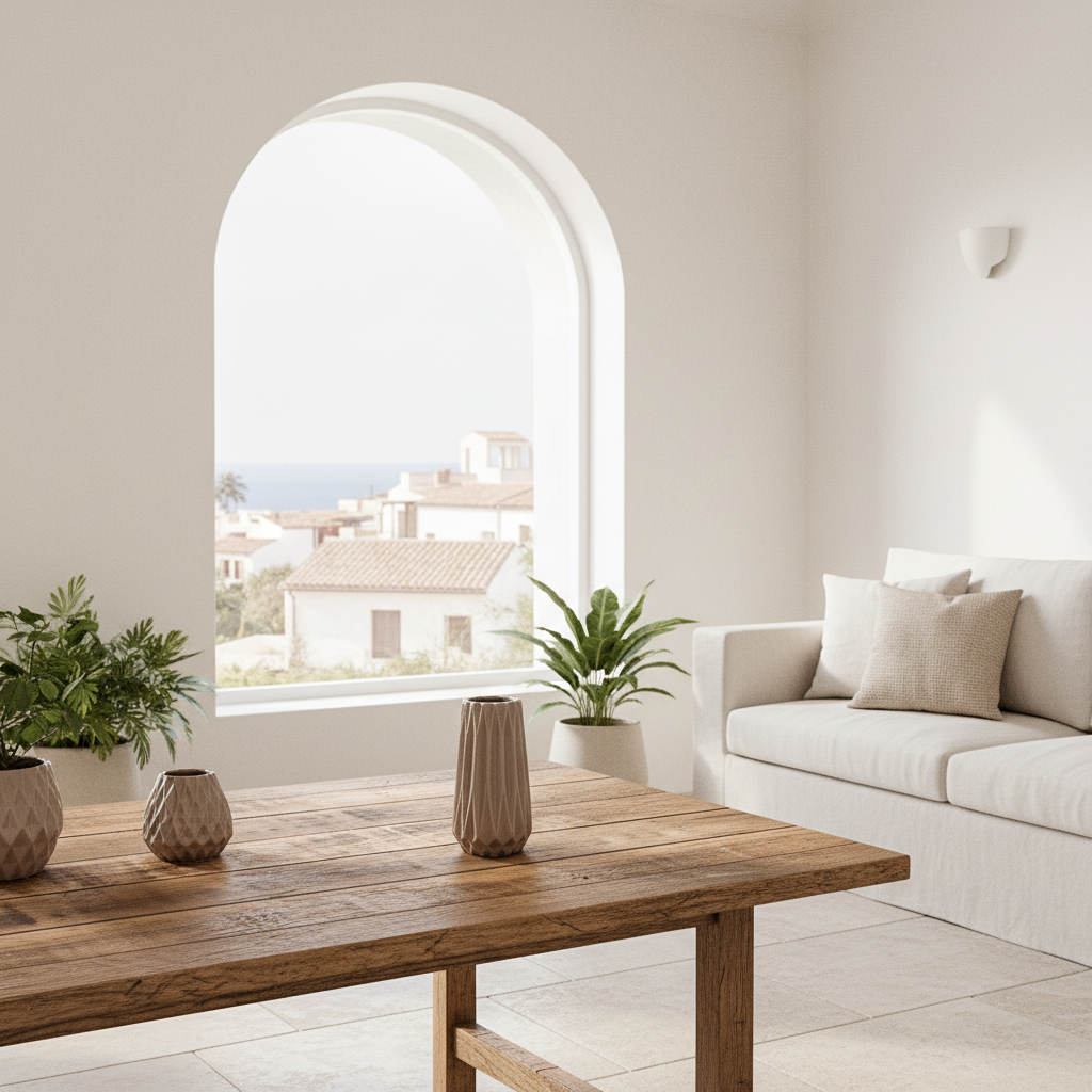 Florero Geométrico Cerámica 15 cm Florero Frank Home Chile