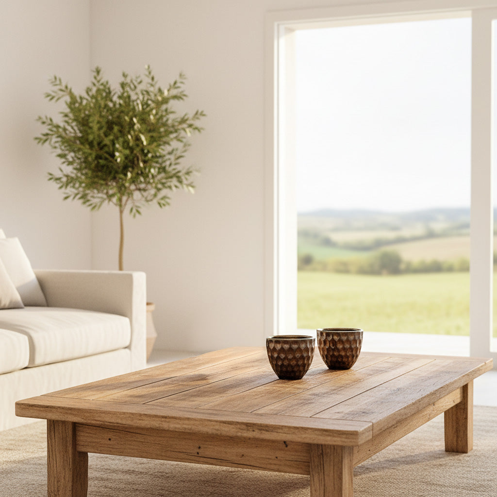 Set 2 Mini Porta Maceteros Cerámica Bronce 8cm Porta Macetero Frank Home Chile