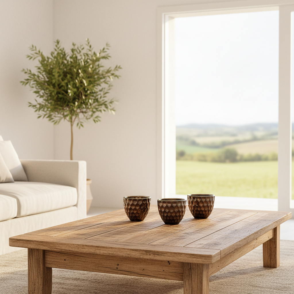 Set 2 Mini Porta Maceteros Cerámica Bronce 8cm Porta Macetero Frank Home Chile