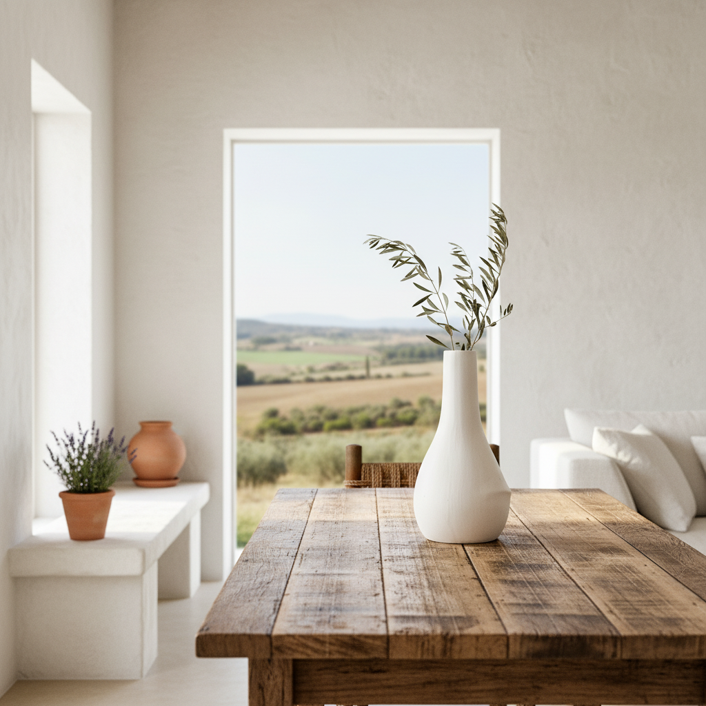 Florero Cerámica Texturada Blanca Mate 14cm Florero Frank Home Chile