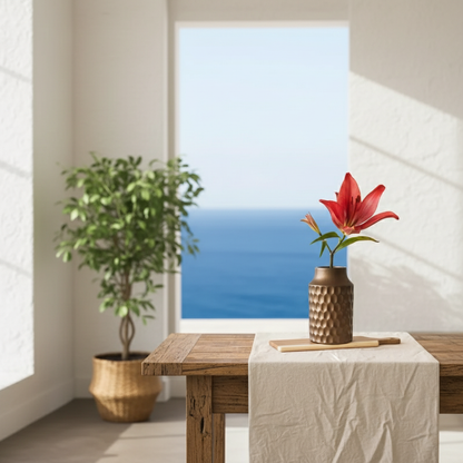 Florero Metálico Bronce Florero Frank Home Chile