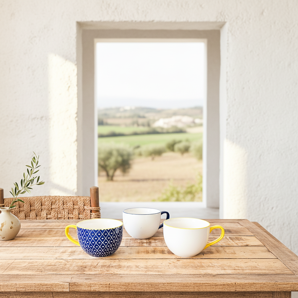 Tazón Sopero Cerámica Bicolor 14cm Tazon Frank Home Chile