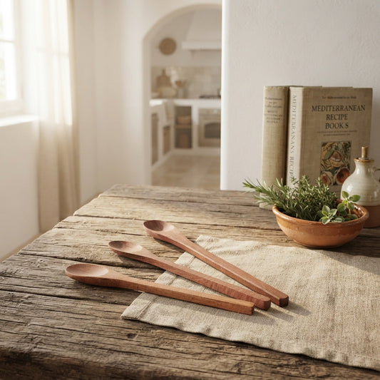 Set 3 Cucharas Madera Alerce Nativa Artesanal Set Cucharas Frank Home Chile