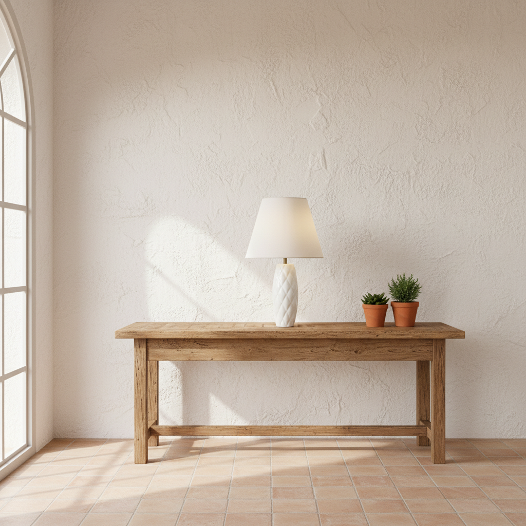 Lámpara de Mesa Cerámica Esmaltada Capitoné Lampara de mesa Frank Home Chile