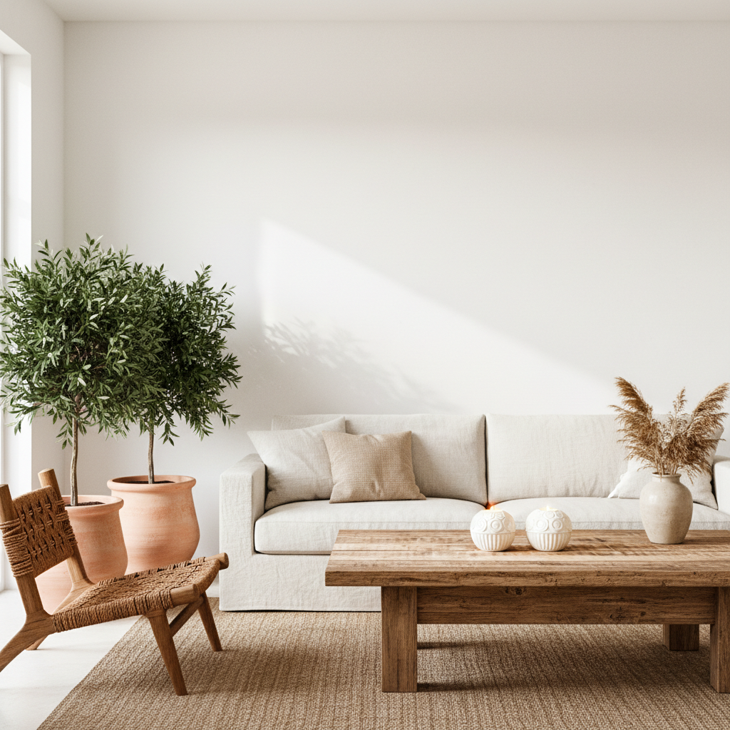 Set 2 Porta Velas Cerámica Esmaltada Blanca Texturas Set Porta Velas Frank Home Chile