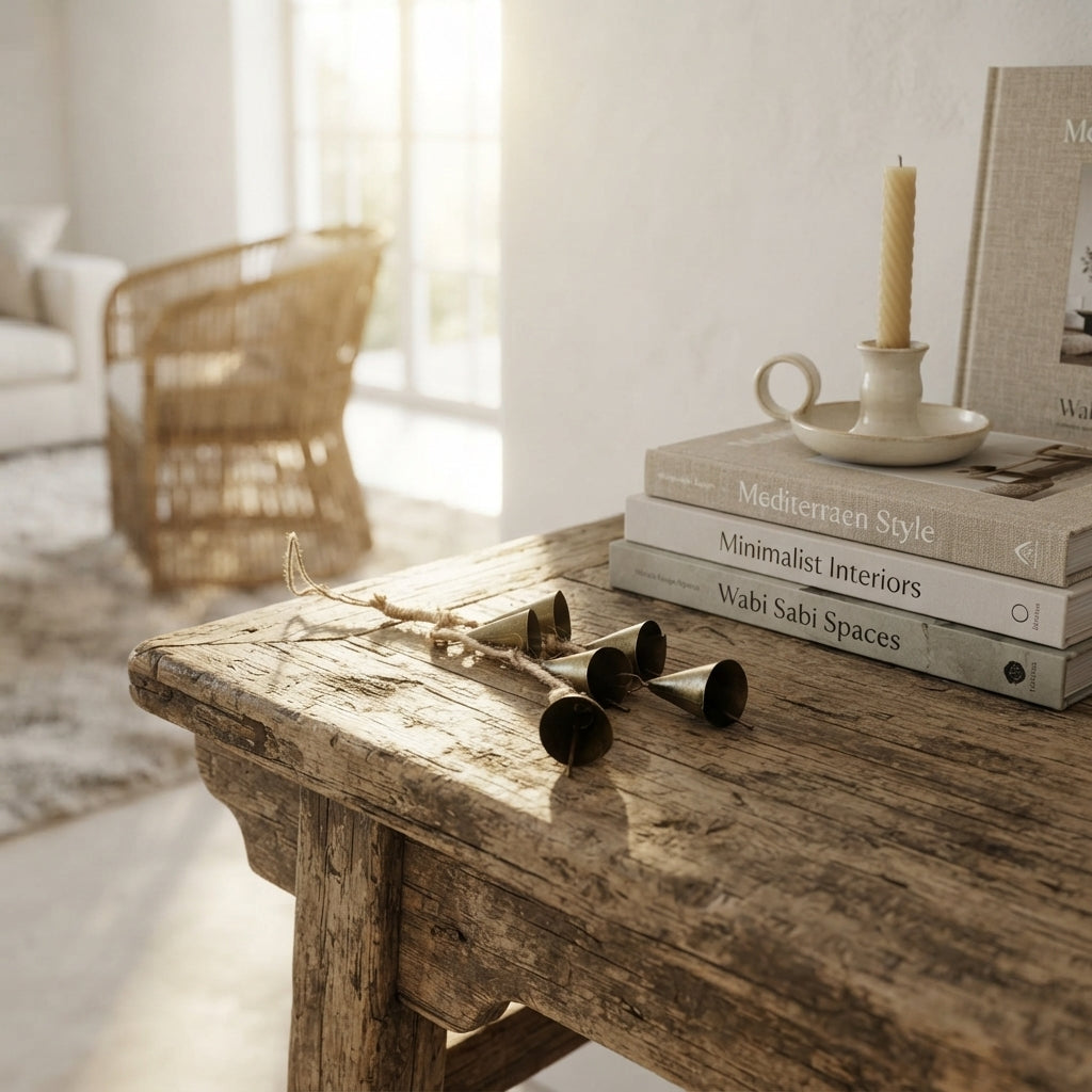 Colgante Campanas Bronce Adorno Frank Home Chile