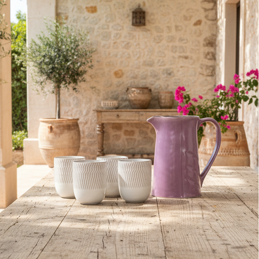 Set Jarra + 4 Vasos set jarra y vasos Frank Home Chile