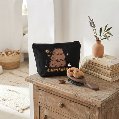 Estuche Capibara con Cepillo y Horquilla 26cm Estuche Frank Home Chile