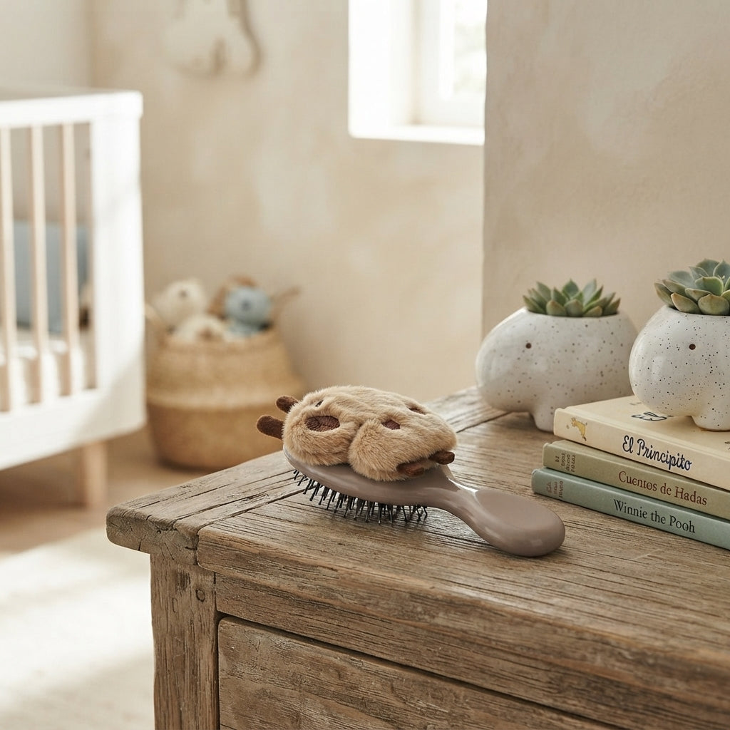 Estuche Capibara con Cepillo y Horquilla 26cm Estuche Frank Home Chile