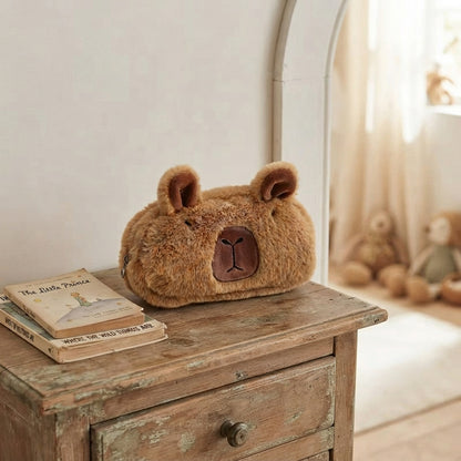 Estuche Capibara Felpa 21 cm con Bolígrafos de Regalo Estuche Frank Home Chile