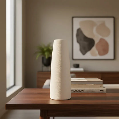 Florero Cerámica Textura Rugosa 30cm - Frank Home Florero Frank Home Chile