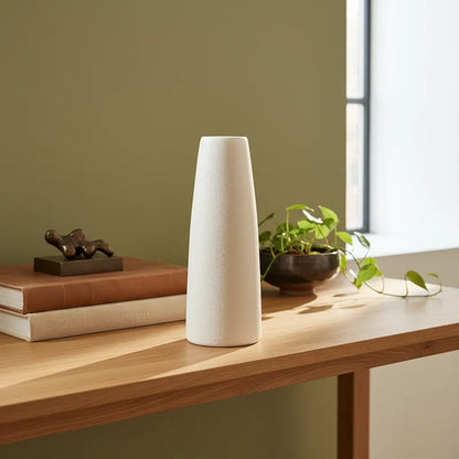 Florero Cerámica Textura Rugosa 30cm - Frank Home Florero Frank Home Chile