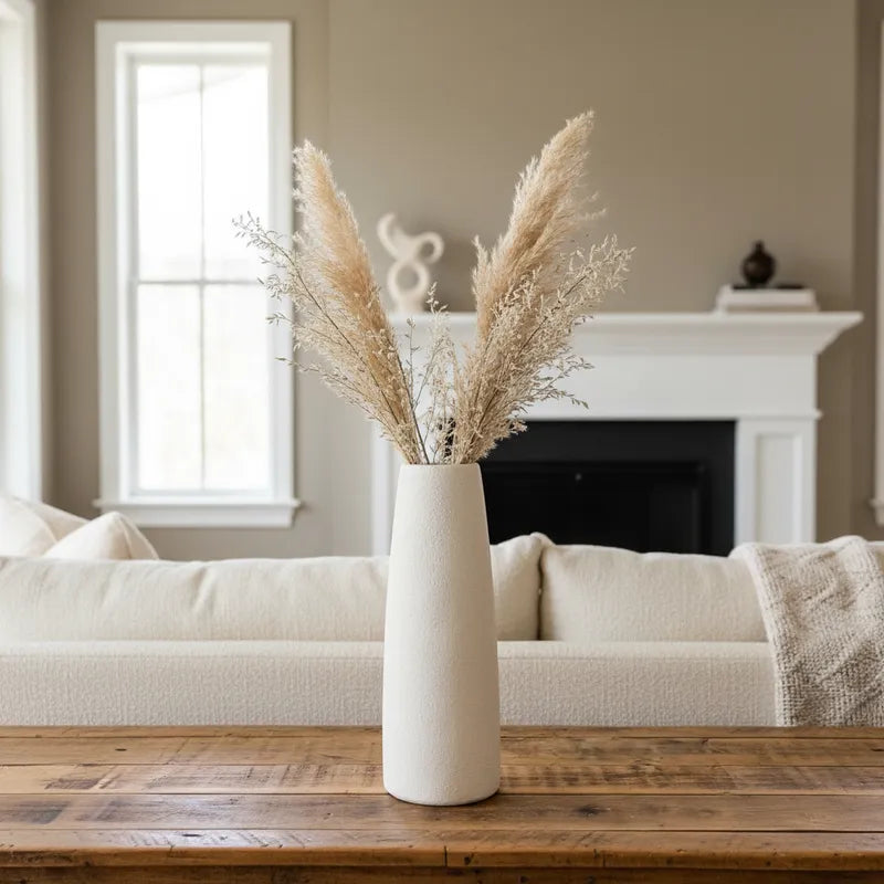 Florero Cerámica Textura Rugosa 30cm - Frank Home Florero Frank Home Chile